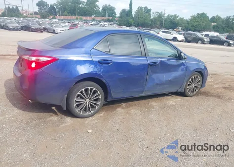 2016 Toyota Corolla S Plus из США, поврежденный, VIN 2T1BURHE1GC742571